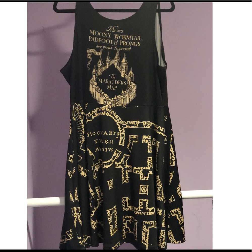 Harry Potter Marauders Map Skater Dress